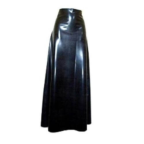Latex long skirt