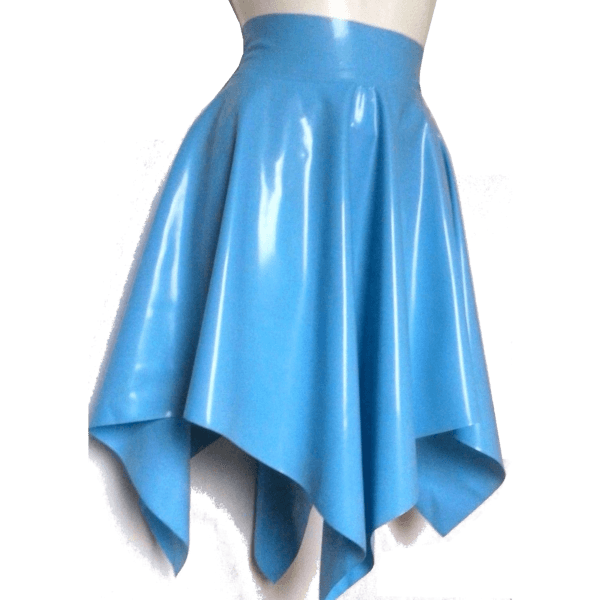 Latex Rubber Skater Mini Skirt Square - Image 5