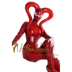 latex catsuit