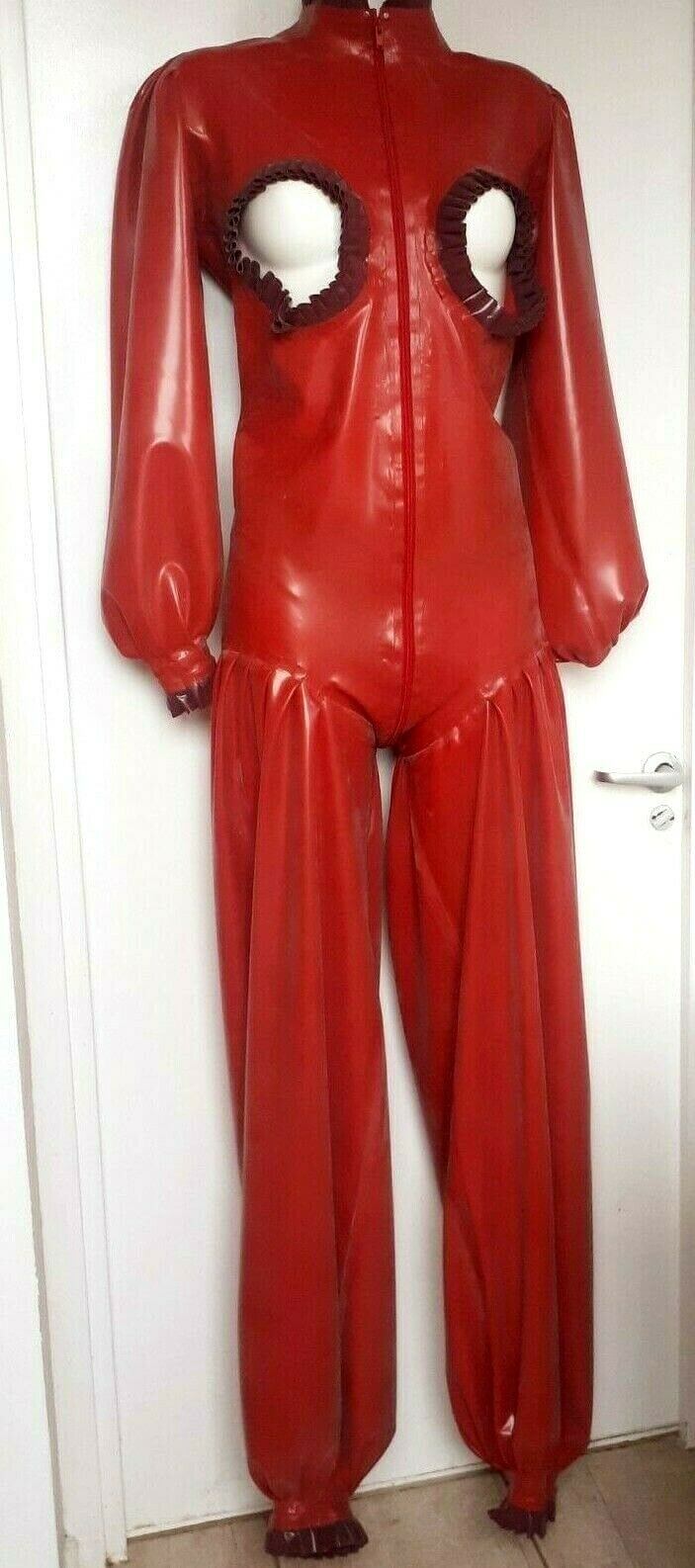 latex harem catsuit