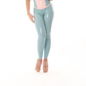 latex rubber leggings