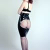 latex spanking skirt