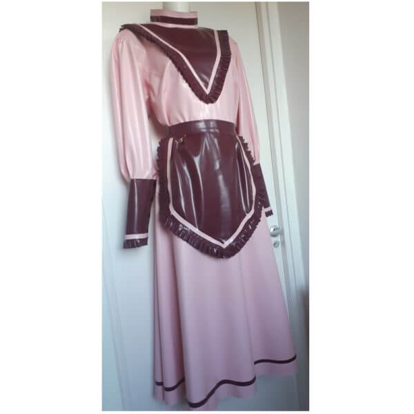 Latex Rubber Maid Dress -Miss Frederica - Image 4