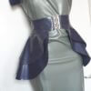 latex off shoulder dress