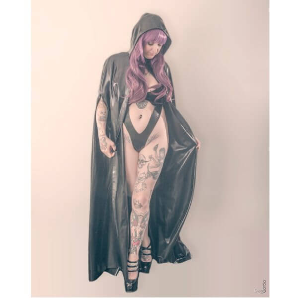 Latex Full Length Cape - Image 3