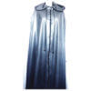 silver latex cape
