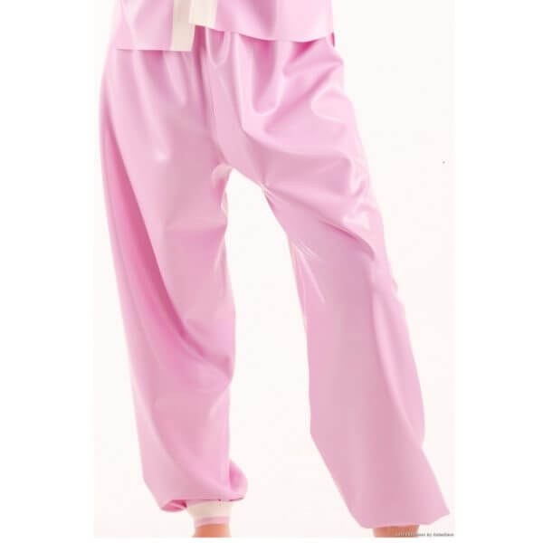 Latex Rubber Long Pants Pyjamas