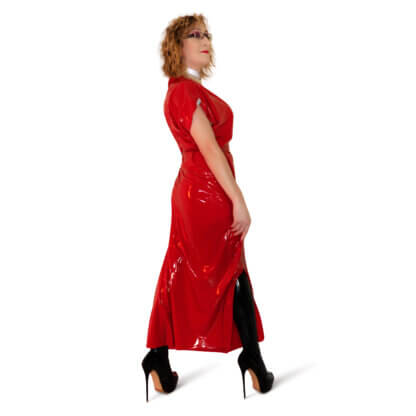 Latex Maxi Dress - Image 3
