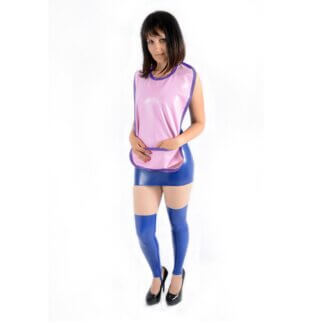 Latex pocket bib for adults