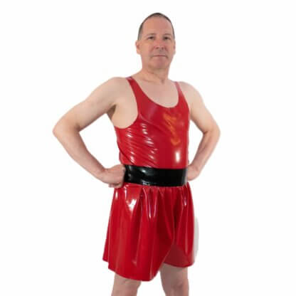 latex boxer outfit LuxeDuo